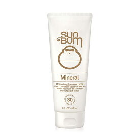 【最大2,000円クーポン6月11日1:59まで】Sun Bum Mineral SPF30 Sunscreen Lotion 3oz(88ml) / サンバム 日焼け止めローション SPF30 無香料サンスクリーン ウォータープルーフ