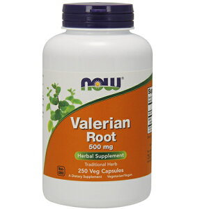 NOW�@Valerian Root 500 mg 250 Cap��4771�@�i�E�@�o�����A�� ���[�g 250 �J�v�Z��