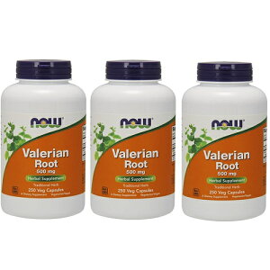 NOW�@Valerian Root 500 mg 250 Cap��4771�@�i�E�@�o�����A�� ���[�g 250 �J�v�Z�� 3�{�Z�b�g