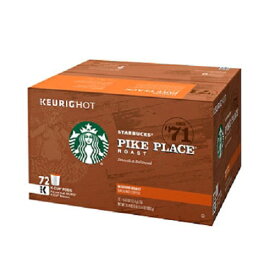 【最大2,000円クーポン6月11日1:59まで】【72個入り】Starbucks Pike Place Roast K-Cup Portion Pack　K-カップ　スターバックス パイクプレイスローストコーヒー