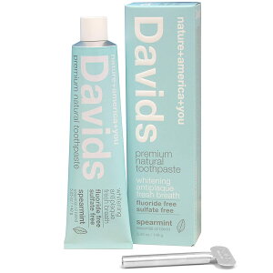 yő1,000~N[|91101:59܂ŁzDavids Premium Natural Toothpaste SPEARMINT 5.25oz / v~A i`  tbfSLSt[ XyA~g 149g