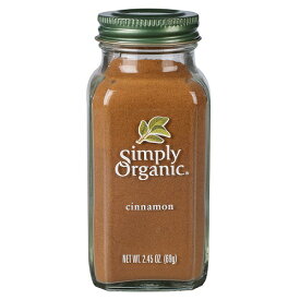 【最大2,000円クーポン5月27日1:59まで】【送料無料】Simply Organic Cinnamon Powder Certified Organic シンプリーオーガニック シナモン パウダー 85g