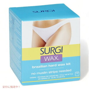 SURGI �u���W���A�����b�N�X�L�b�g �r�L�j���C���p�@SURGI WAX BRAZILIAN WAXING KIT FOR PRIVATE PARTS