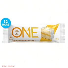 ONE（ワン） プロテインバー [レモンケーキ] 12本入り ONE Protein Bars, Lemon Cake, 12 Bars