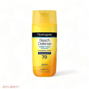 yő2,000~N[|112701:59܂ŁzNeutrogena Beach Defense Lotion SPF 70, 6.7 oz j[gW[i r[`fBtFX[V SPF 70 198ml