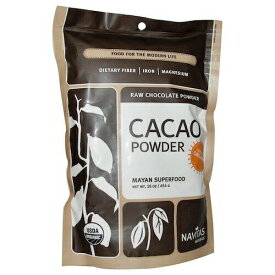 Navitas Naturals Cacao Powder Raw 8 oz ナビタスナチュラルズ カカオパウダー, 生チョコレートパウダー