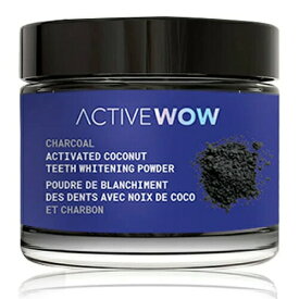 アクティブワオ Active Wow 活性炭 歯磨き粉 ホワイトニング チャコールパウダー 20g オリジナル/ナチュラル 歯 ホワイトニング 歯のホワイトニング ホワイトニングパウダー Activated Charcoal Teeth Whitening Powder