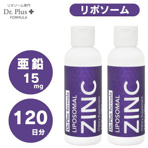 y2{ZbgzZx 120 |\[  15mg z 120ml x 2{ t Dr. Plus hN^[vX Tvg Made in USA 120days Liposomal Zinc Liquid 4 fl Oz