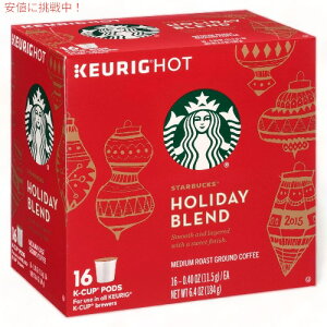 Keurig �L���[���O K�J�b�v �X�^�[�o�b�N�X [�z���f�[�u�����h] �R�[�q�[�� 16���� Starbucks K-CUP