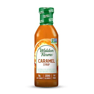 Walden Farms �J�����[�t���[ �L���������V���b�v 12oz/355ml �[���J�����[ �����b �R���X�e���[���[�� �O���e���t���[ ���B�[ Caramel Syrup