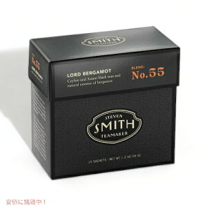 �y�ő�2000�~�N�[�|�� 7/11(�y) 01:59�܂ŁzSmith Teamaker Lord Bergamot No. 55 Earl Grey 15 Sachets, 1.2oz(34g) / �X�~�X�E�e�B�[���[�J�[ No. 55 ���[�h�x���K���b�g [�A�[���O���C] 15�ܓ���