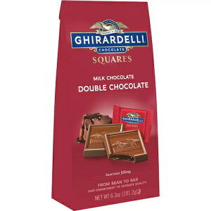 【最大2,000円クーポン11月27日01:59まで】Ghirardelli ギラデリ スクエア チョコレート ミルクチョコレート ダブルチョコレート 181.2g（6.3oz） Double Chocolate Squares
