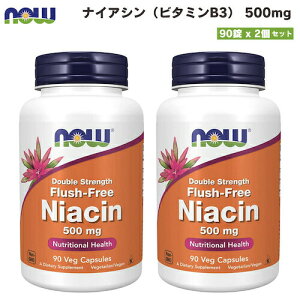 �y�ő�2000�~�N�[�|�� 4/17�� 09:59�܂Łz�y2�Z�b�g�zNOW Foods Niacin (Vitamin B-3) 500mg / �i�E�t�[�Y �i�C�A�V���i�r�^�~��B3�j 500mg 90�� �t���b�V���t���[ #0498