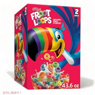 ケロッグ フルーツループ シリアル 大容量 1.24kg (43.6oz) 朝食 Kellogg's Froot Loops Cereal