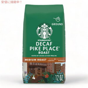Starbucks X^[obNX [fBJtF pCNvCX] ~fBA[Xg OEhR[q[ ҂ R[q[ 340g(12oz) Ground Coffee Decaf Pike Place