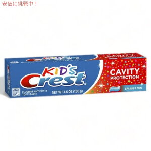 NXg LbY AXp[Nt@ Crest Kid's Toothpaste, Sparkle Fun 4.5 oz