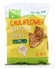 From the Ground Up Cauliflower Tortilla Chips Lime - 4.5oz/ フロムザグラウンドアップ カリフラワー トルティーヤチップス [ライム] 128g