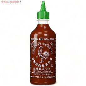 【最大2,000円クーポン4月27日9:59まで】Huy Fong Sriracha Hot Chili Sauce Hot 17oz / スリラチャ ホットチリソース 435ml