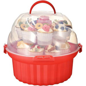 JbvP[Lz_[ 3i 24 JbvP[L p[eB[ a Wehome 3-Tier Cupcake Carrier Cupcake Holder