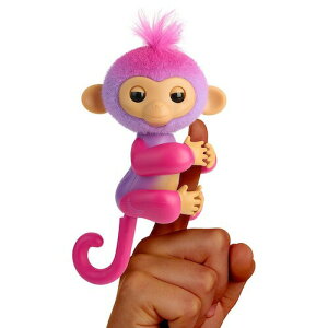 yő1,000~N[|10901:59܂ŁzFingerlings C^NeBu l` xr[ L[ Charli (Purple)  b   dqybg Interactive Baby Monkey