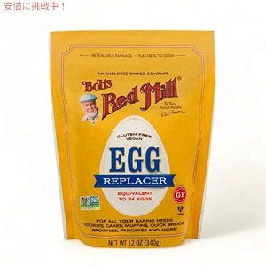 yő1,000~N[|92401:59܂ŁzBob's Red Mill {uYbh~ GbOv[T[ ֕i 340g/12oz Egg Replacer