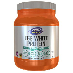 NOW Sports Egg White Protein 1.2 LB #2040 �i�E �G�b�O�z���C�g �v���e�C�� 544g