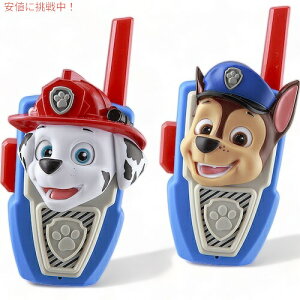 yő2,000~N[|121101:59܂ŁzpEpg[ gV[o[ PAW Patrol Walkie Talkies pEpg 2 EH[L[g[L[ `FCX }[V  Chase and Marshall
