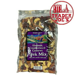 yő1,000~N[|102709:59܂ŁzTrader Joe's Trek Mix Almonds, Cashews, Cranberries 16oz / g[_[W[Y gbN~bNX [A[hAJV[ibcANx[] 454g