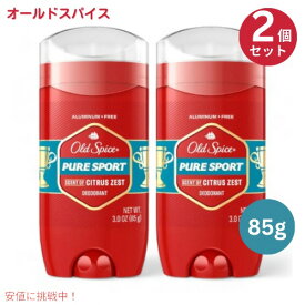 【最大1,000円クーポン11月11日09:59まで】【2本セット】オールドスパイス デオドラント ピュアスポーツ 85g / 3oz レッドゾーンコレクション OLD SPICE RED ZONE PURE SPORT