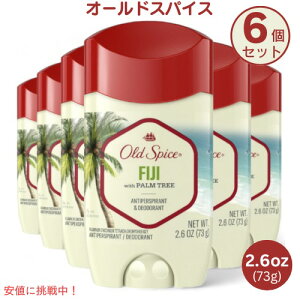 yő1,000~N[|10901:59܂Łz6{Zbg Old Spice I[hXpCX tBW[ fIhgXeBbN 73g x 6{ FIJI Deodorant