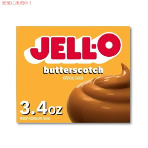 JELL-O CX^gvpCtBO o^[XRb` 3.4 IX Instant Pudding & Pie Filling Butterscotch 3.4oz