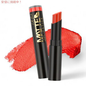 L.A. GIRL Matte Flat Velvet Lipstick L.A. GIRL �}�b�g�t���b�g�x���x�b�g ���b�v�X�e�B�b�N [GLC806 Frisky �t���X�L�[]