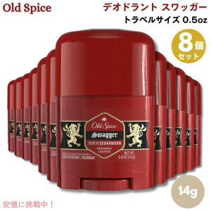 yő1,000~N[|111109:59܂Łzy8{zI[hXpCX fIhg bh][ XbK[ 14g / 0.5oz gxTCY Old Spice Red Zone Swagger Travel Size