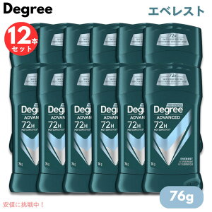 �y�ő�2000�~�N�[�|�� 5/16(�y)01:59 �܂Łz�y12�{�z �f�B�O���[ Degree �A�h�o���X�h �j���p �f�I�h�����g �G�x���X�g 76g / 2.7oz Advanced Everest Antiperspirant Deodorant Stick for Men
