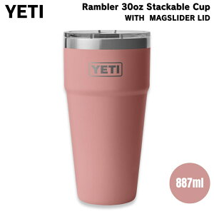 YETI CGeB u[ 30IX X^bJuJbv }OXC_[W 887ml ThXg[sN Rambler 30oz Stackable Cup Sandstone Pink