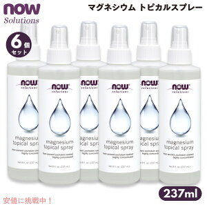 y6{ZbgzNOW Foods Magnesium Topical Spray, 8 fl oz / iEt[Y }OlVE gsJXv[ 237ml #7737