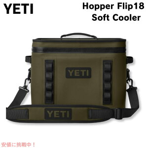 YETI �C�G�e�B �z�b�p�[ �t���b�v18 �\�t�g�N�[���[ �I���[�u�u���b�N �N�[���[�o�b�O Hopper Flip18 Soft Cooler Olive/Black
