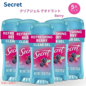 [5Zbg] V[Nbg Secret NAWF fIhg x[ 73g Clear Gel Deodorant for Women - Berry 2.6oz