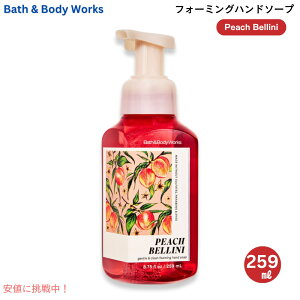 Bath & Body Works oX&{fB[NX tH[~Onh\[v s[`x[j 8.75 fl oz / 259 mL PEACH BELLINI Gentle Foaming Hand Soap