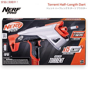 i[t v NERF PRO gg n[tOX _[c uX^[ _[c}KW 15{t Torrent Half-Length Dart Blaster 150 FPS [G0354]