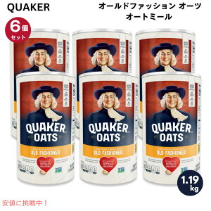 yő1,000~N[|10901:59܂Łzy6ZbgzNG[J[ I[c I[ht@bV I[g~[ 1.19kg Quaker Oats Old Fashioned Oats 42oz