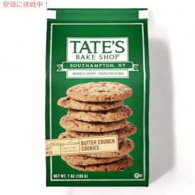 Tate's Bake Shop Butter Crunch Cookies - 7oz / テイツ・ベイクショップ バタークランチ クッキー 198g x 1個