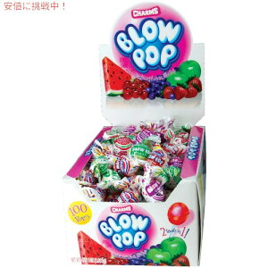 �y�ő�2000�~�N�[�|�� 4/17�� 09:59�܂ŁzCharms Blow Pop Assorted / �`���[���X �u���[�|�b�v �L�����f�B���K�� �l�ߍ��킹 100����