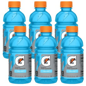 【お得な6本】Gatorade Cool Blue Sports Drink -12 fl oz Bottles / ゲータレード スポーツドリンク [クールブルー味] 355ml
