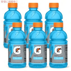 �y������6�{�zGatorade Cool Blue Sports Drink -12 fl oz Bottles / �Q�[�^���[�h �X�|�[�c�h�����N [�N�[���u���[��] 355ml
