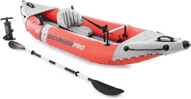 Intex Excursion Pro Kayak Series / インフレータブル カヤック エクスクルージョン プロ 一人用 [オレンジ/グレー]