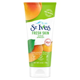 【最大2,000円クーポン6月11日1:59まで】St. Ives Fresh Skin Apricot Face Scrub 6 oz / セントアイブス 顔用スクラブ フレッシュスキンスクラブ アプリコット 170g