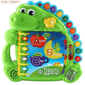 �y�ő�2000�~OFF 4/10��1:59�܂ŁzLeapFrog Dino's Delightful Day Alphabet Book, Green / ���[�v�t���b�O �_�C�m�t�����Y �f�B���C�g�t�� �f�C �A���t�@�x�b�g�u�b�N [�O���[��] �p�� �m��ߋ�