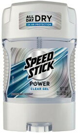 【最大2,000円クーポン5月27日1:59まで】Speed Stick Anti-Perspirant Deodorant Power Clear Gel 3 oz / スピードスティック デオドラント クリアジェル [パワー] スティックタイプ 85g
