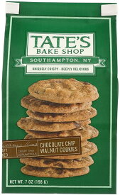 【最大2,000円クーポン6月11日1:59まで】Tate's Bake Shop Chocolate Chip Walnut Cookies - 7oz / テイツ・ベイクショップ チョコレートチップ ウォールナッツ クッキー 198g x 1個